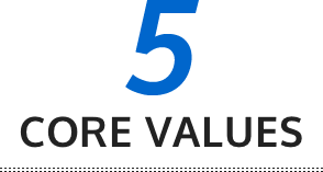 5 CORE VALUES